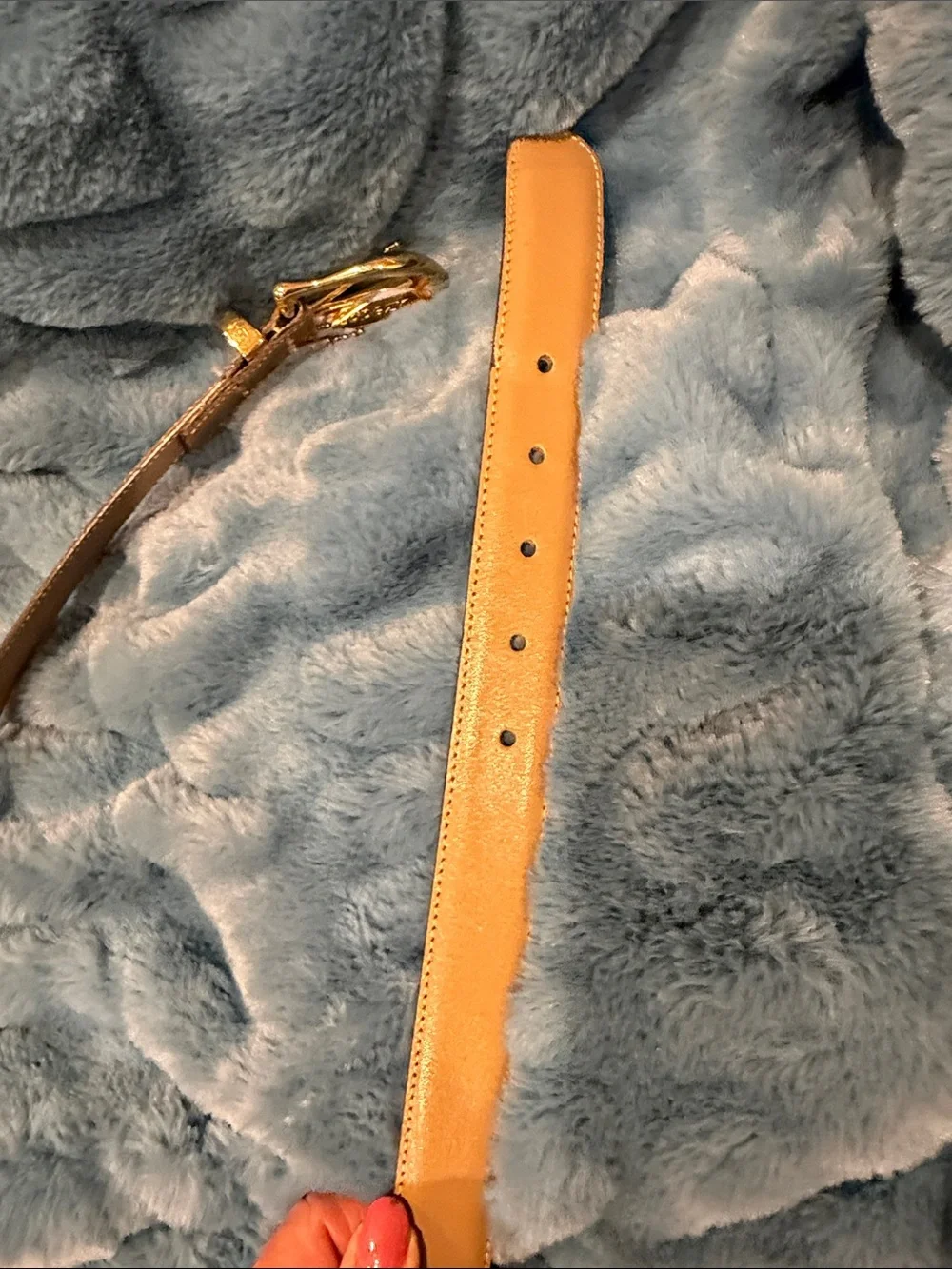 Leather belt by Capezio XL tan taupe New w/ tag 1” Argentina